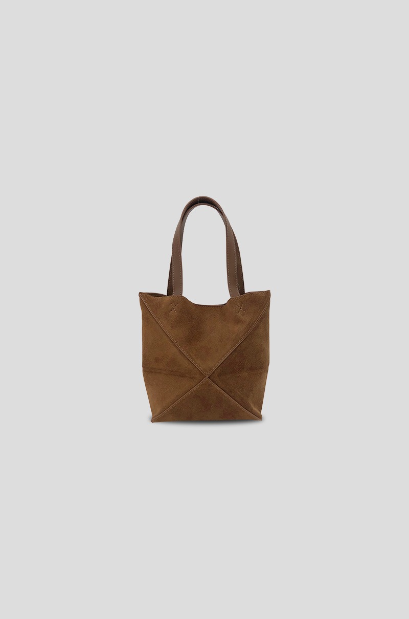 솔리드 스웨이드 토트백(leather bag/3color)